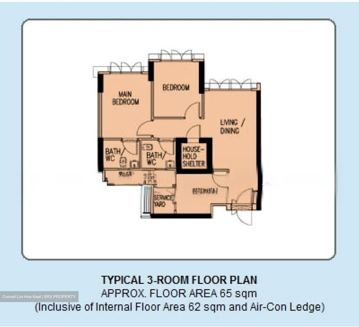 Blk 672B Waterway Banks (Punggol), HDB 3 Rooms #635984971